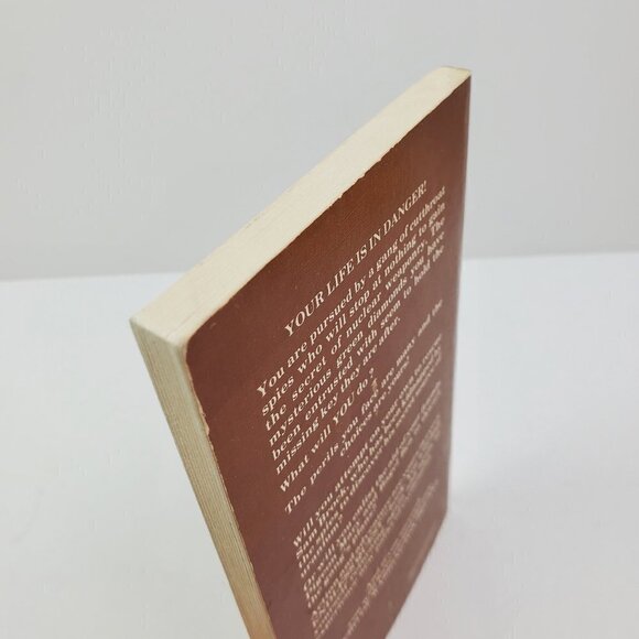 Dungeons & Dragons Endless Quest Book Hero Washington Square Top Secret 1983 TSR - Picture 10 of 11